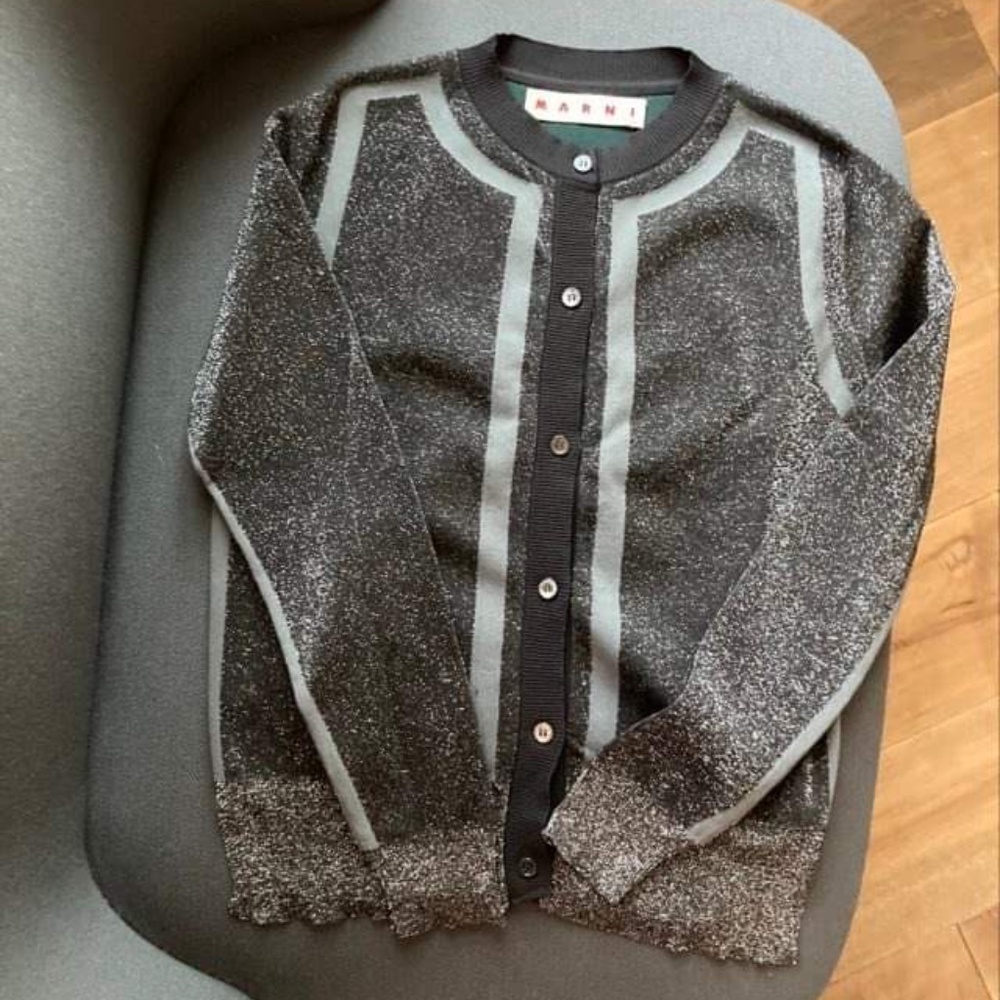 Marni Sparkling Button Up Long Sleeves Cardigan Size EU 40/US Small